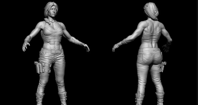 Gig Preview - Sculpt 3dgaming figurine,robot model,realistic nsfw,animal model,export file,fix