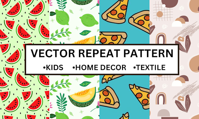 Gig Preview - Create vector seamless textile repeat pattern