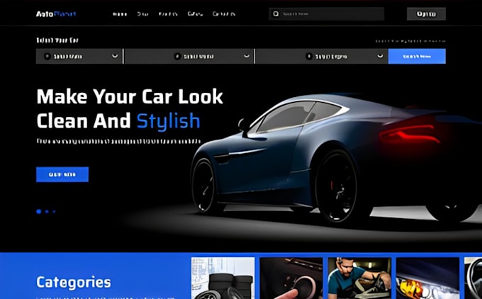 Gig Preview - Build auto parts website auto parts store and automotive website on wordpress