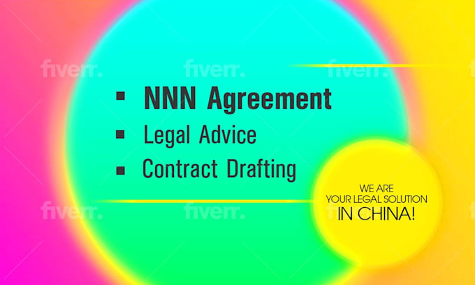 Bestseller - draft the china nnn agreement for your designed products