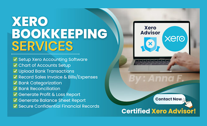 Bestseller - manage xero bookkeeping setup, ongoing, catchup, or cleanup