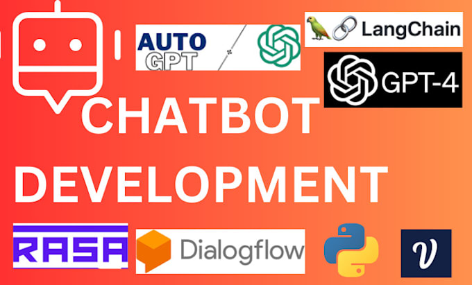 Gig Preview - Develop custom business chatbots using gpt, llama 3, falcon, langchain