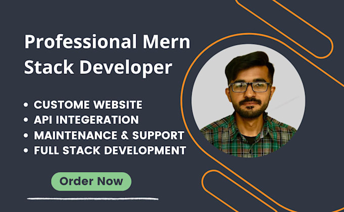 Gig Preview - Be mern stack developer, reactjs, nodejs, express, mongodb, dynamic websites app