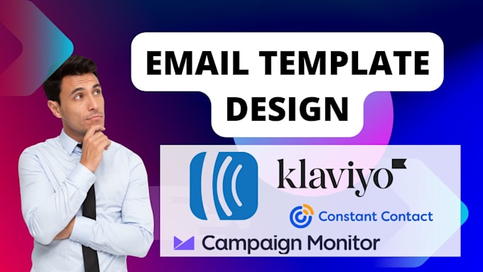 Gig Preview - Do newsletter design on klaviyo, mailchiimp, constant contact and getresponse