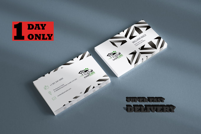 Gig Preview - Do creative business card business card design