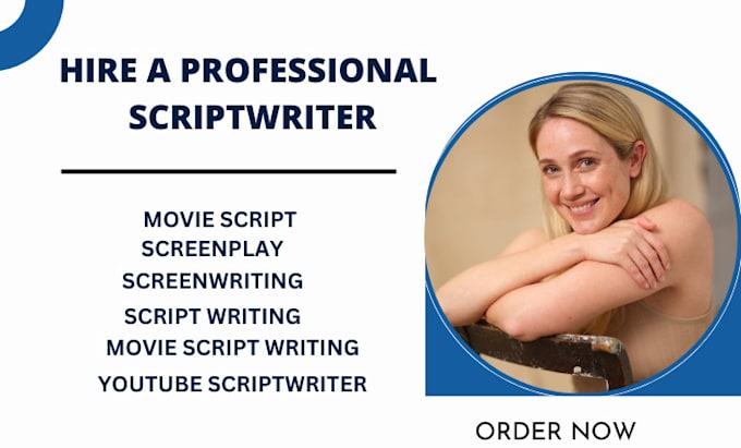 Bestseller - do movie script, scriptwriting, screenwriting, screenplay, feature film, tv show