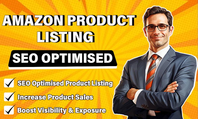 Gig Preview - Upload SEO optimised amazon product listing