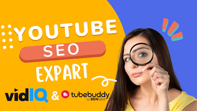 Gig Preview - Do unlock youtube success with proven SEO and vidiq tools