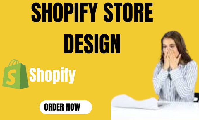 Gig Preview - Do shopify website design,create shopify store or website