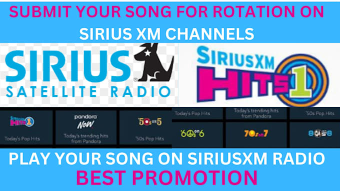 Gig Preview - Airplay your song and put it on rotation on siriusxm radio