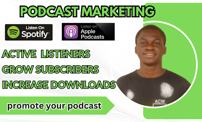 Bestseller - do podcast promotion to increase new listeners and downloads