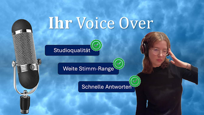 Gig Preview - Perfect your german voice over