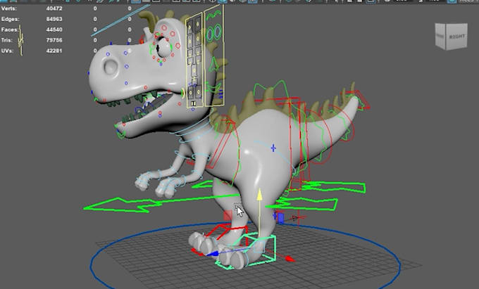 Gig Preview - Do all type of biped and quadruped character rigging in maya