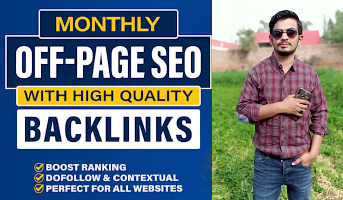 Gig Preview - Do monthly off page SEO service using dofollow backlink