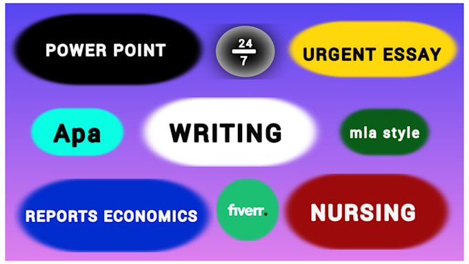 Gig Preview - Do urgent essay writing, powerpoint,apa reports, economics, nursing,business