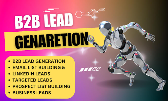 Gig Preview - Do b2b lead generation, list building, lead prospecting, and email list build