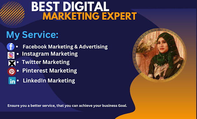 Gig Preview - Be your digital media marketing expert