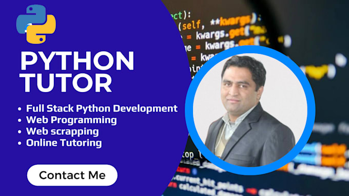 Bestseller - be your python tutor, trainer and python developer