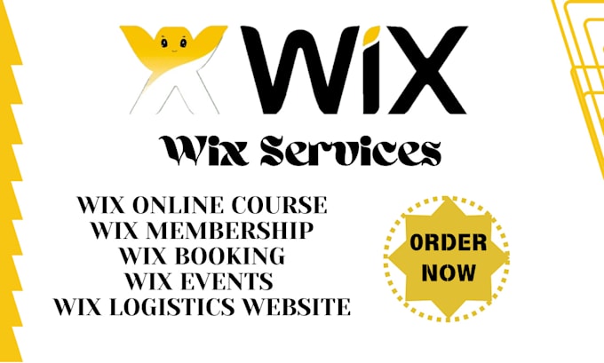 Gig Preview - Offer wix online course wix booking wix membership wix logistics website