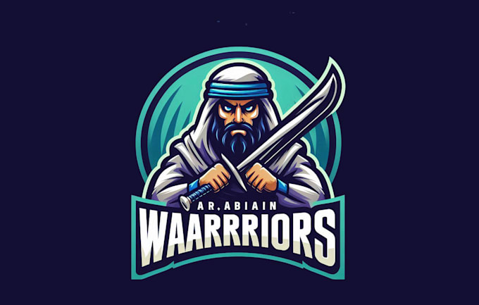 Gig Preview - Design super arabian warriors mascot logo in 12 hours