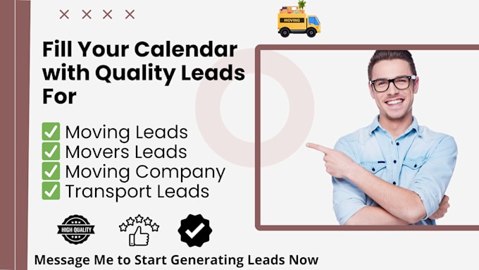 Bestseller - generate moving company leads moving leads  transport leads gohighlevel website