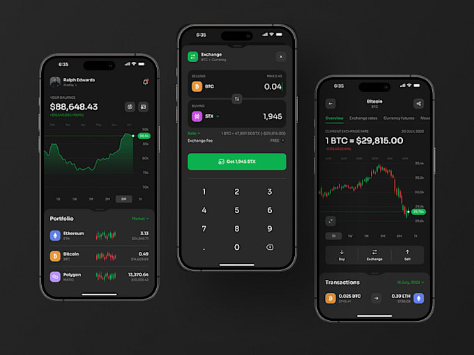 Gig Preview - Develop exchange wallet app, crypto wallet app, money transfer app, wallet app