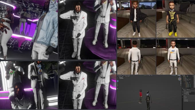 Gig Preview - Do custom ped , mlo, map,vest and add clothes to your ped for fivem gta