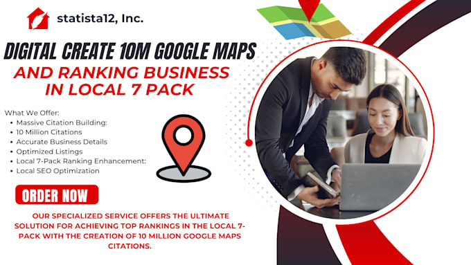 Bestseller - create 950,000 google maps and ranking business in local 5 pack