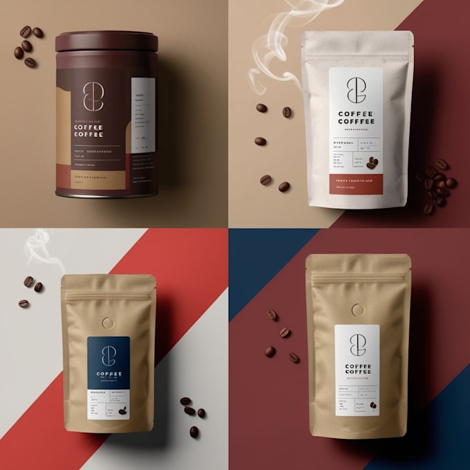 Gig Preview - Design a coffee labels, pouch, bags, product packaging