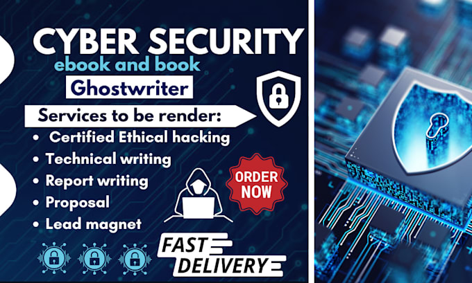 Gig Preview - Write report and ebook on cybersecurity, technical writing, digital forensics