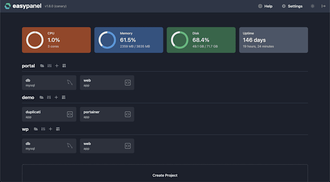 Bestseller - set up and manage your vps server with easypanel