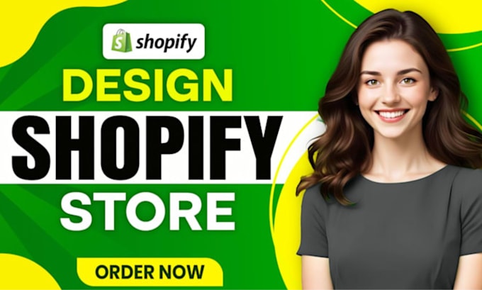 Gig Preview - Build shopify store shopify website and dropshipping store