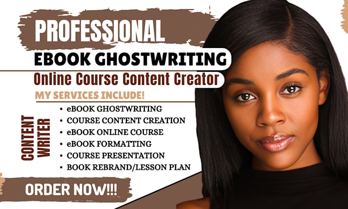 Gig Preview - Ghostwrite ebook online course digital marketing ebook self help ebook writer