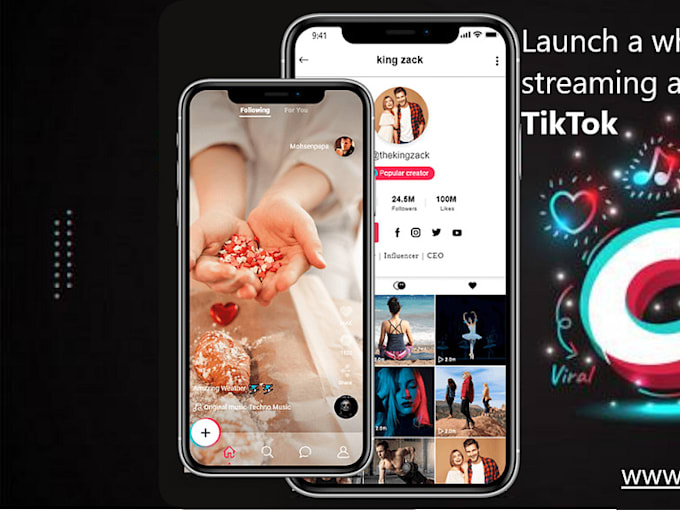 Gig Preview - Tiktok clone app, bigo live app, live streaming app with admin panel, short clip