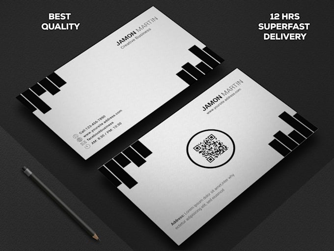 Gig Preview - Design digital and luxury business card within 12 hours