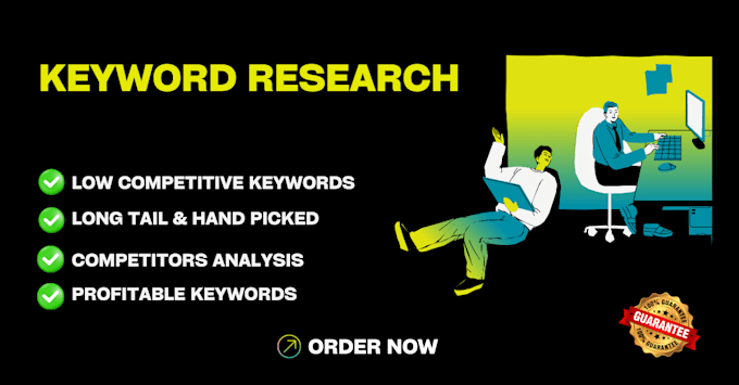 Gig Preview - Do expert keyword research and website audit for SEO success