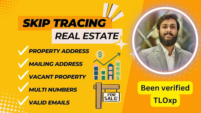 Gig Preview - Do skip tracing for real estate bulk skip tracing llc and lead generation