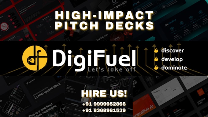 Gig Preview - Help you create exceptional pitch decks, proposals, presentations