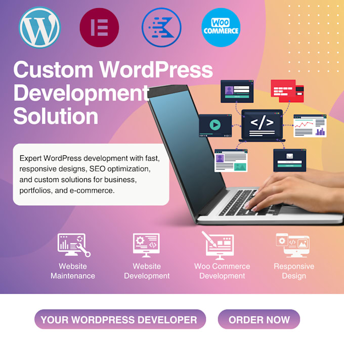 Gig Preview - Do wordpress development with gutenberg and kadence  blocks