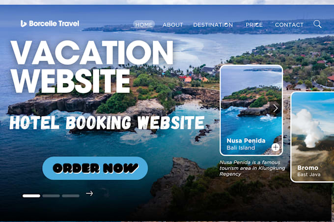 Gig Preview - Vacation rental website, do vacation website vrbo booking com short term rental