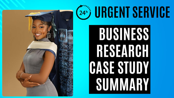 Gig Preview - Do urgent report essay, business, case study, research and summary writing