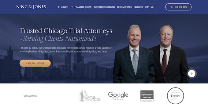 Gig Preview - Create a professional notary, lawyer, legal, attorney or law firm website