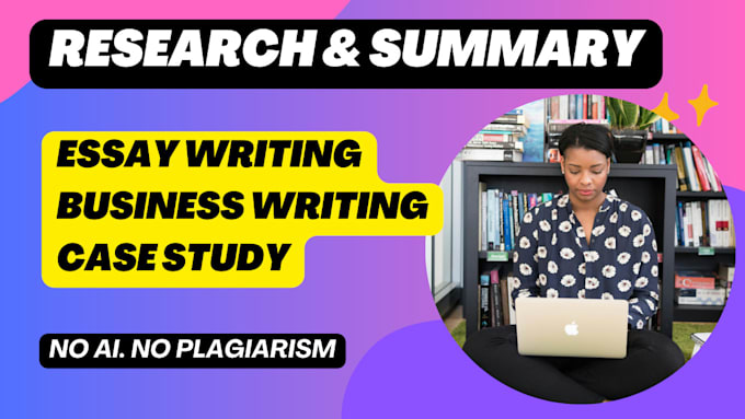 Gig Preview - Do urgent case study, business, research and summaries, essay writing