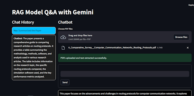 Gig Preview - Build finetune a custom ai chatbot using langchain, gpt, gemini llm for web apps