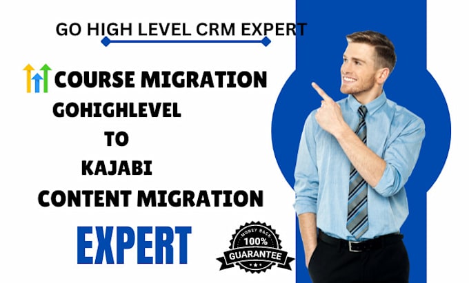 Gig Preview - Do online course migration, kajabi to gohighlevel, ghl setup, content migration