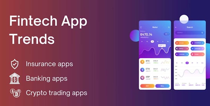 Gig Preview - Develop fintech app, loan, payment, bank app, UI UX, crypto, trust wallet app