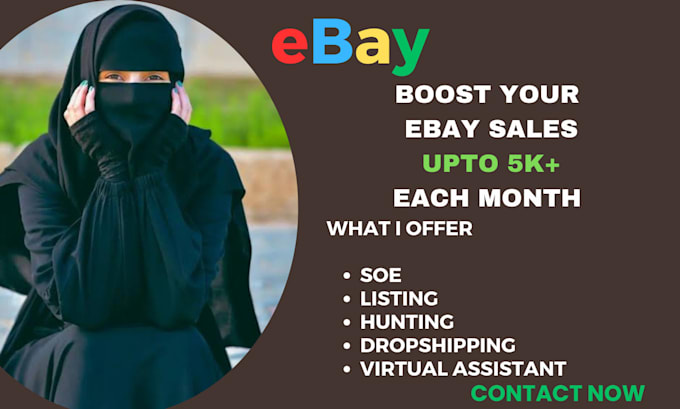 Gig Preview - Do amazon to ebay dropshipping, isting, hunting, seo listing, ebay assistant