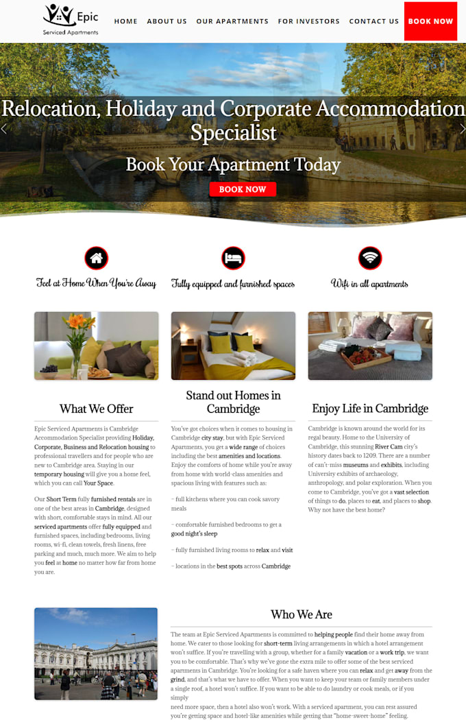 Gig Preview - Build vacation rental website, vacation website, rental, short term rental