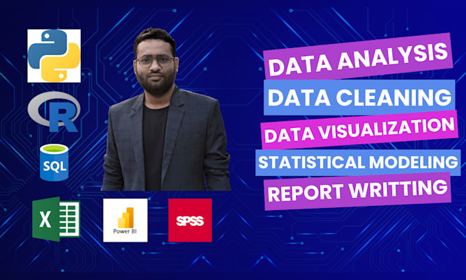 Gig Preview - Do statistical analysis and write report with python, r, sql, excel, power bi