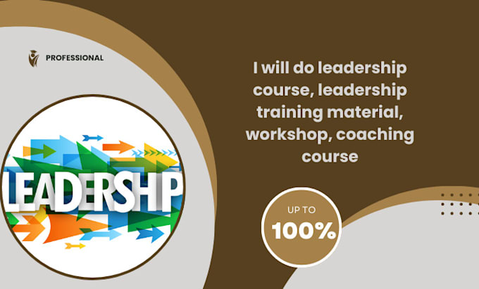 Gig Preview - Do leadership course, leadership training material, workshop, coaching course